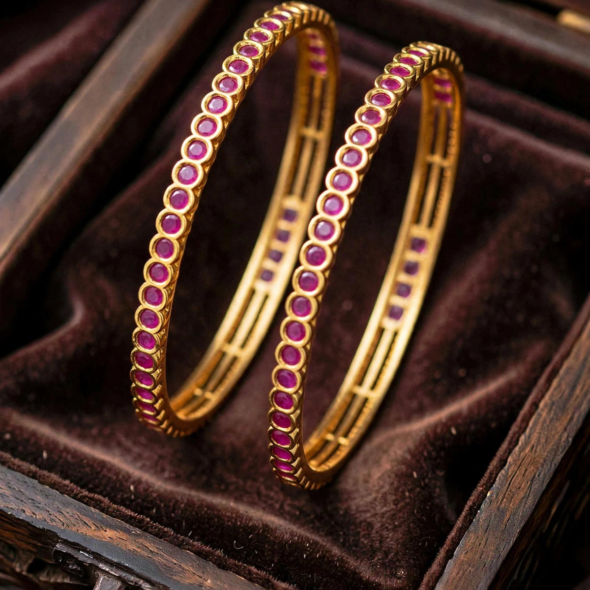 Ruby Stone Bangle