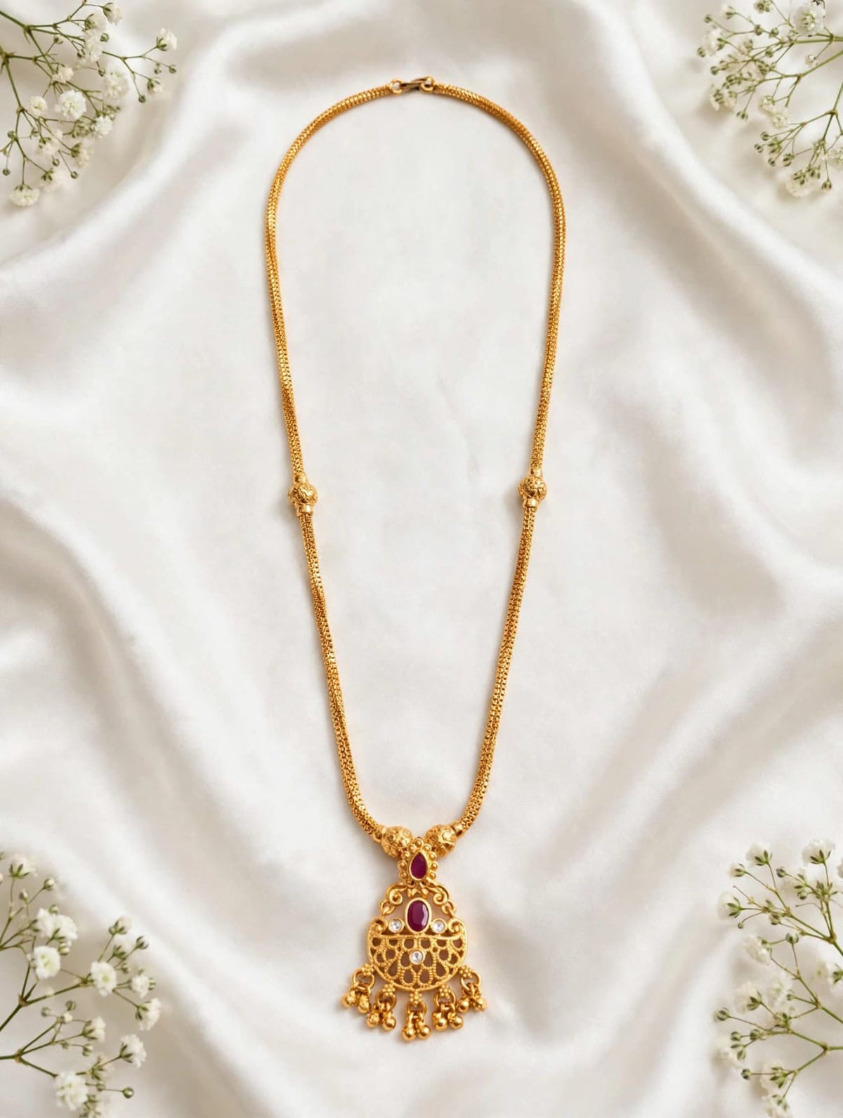 Gold plated Necklace.