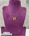 Gold plated necklace.