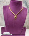 Gold plated necklace.
