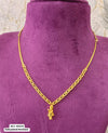 Gold plated necklace.