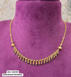 Gold plated necklace.