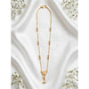 Gold plated necklace.