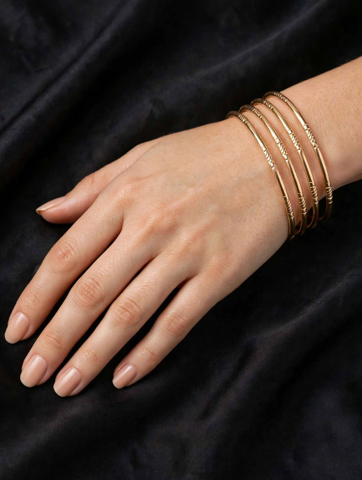 Impon set bangles.
