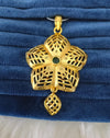 Gold plated pendant.