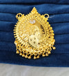 Gold plated pendant.