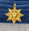 Gold plated AD pendant.