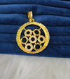 Gold plated AD pendant.