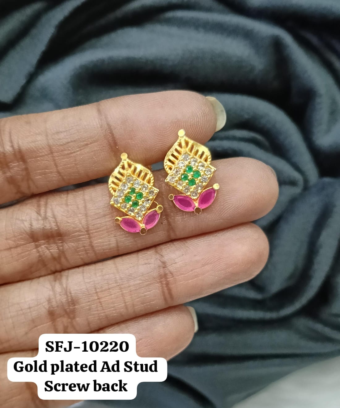 Gold plated AD stud.