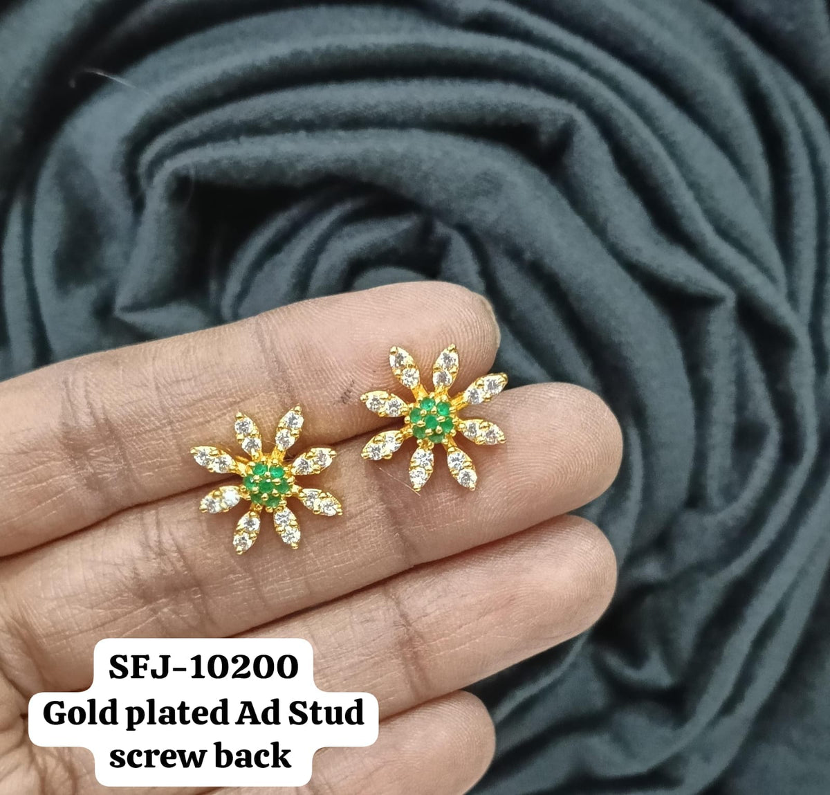 Gold plated AD stud.