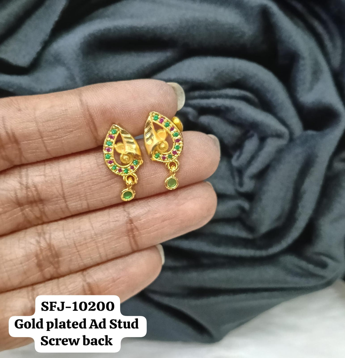 Gold plated AD studs.