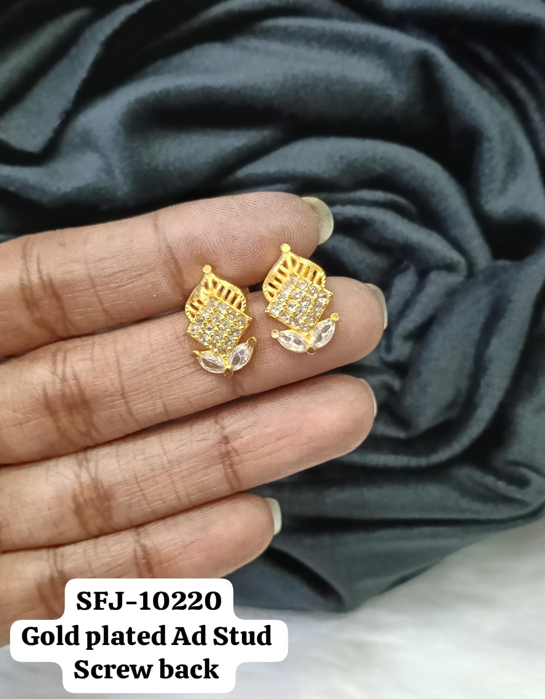 Gold plated AD studs.