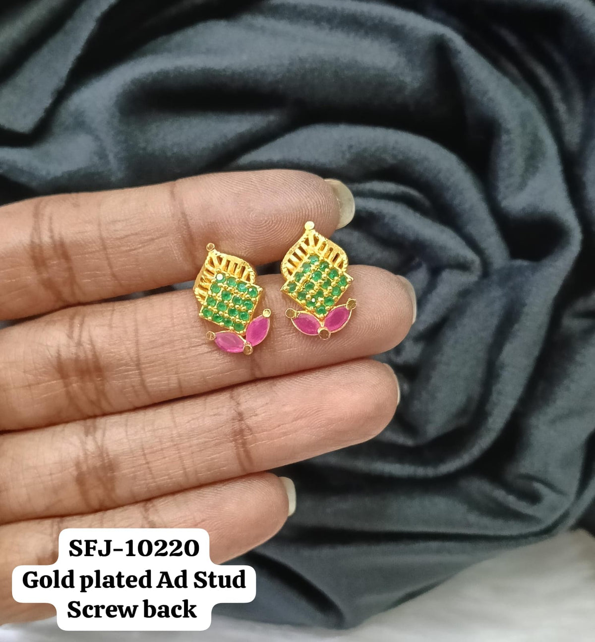 Gold plated AD stud.