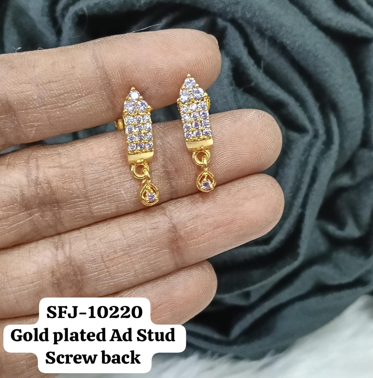 Gold plated AD stud.