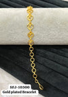 Gold plated bracelet.