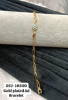 Gold plated bracelet.