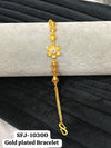 Gold plated bracelet.