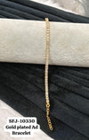 Gold plated bracelet.