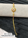 Gold plated bracelet.