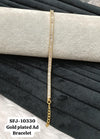 Gold plated AD bracelet.