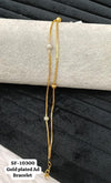 Gold plated bracelet.