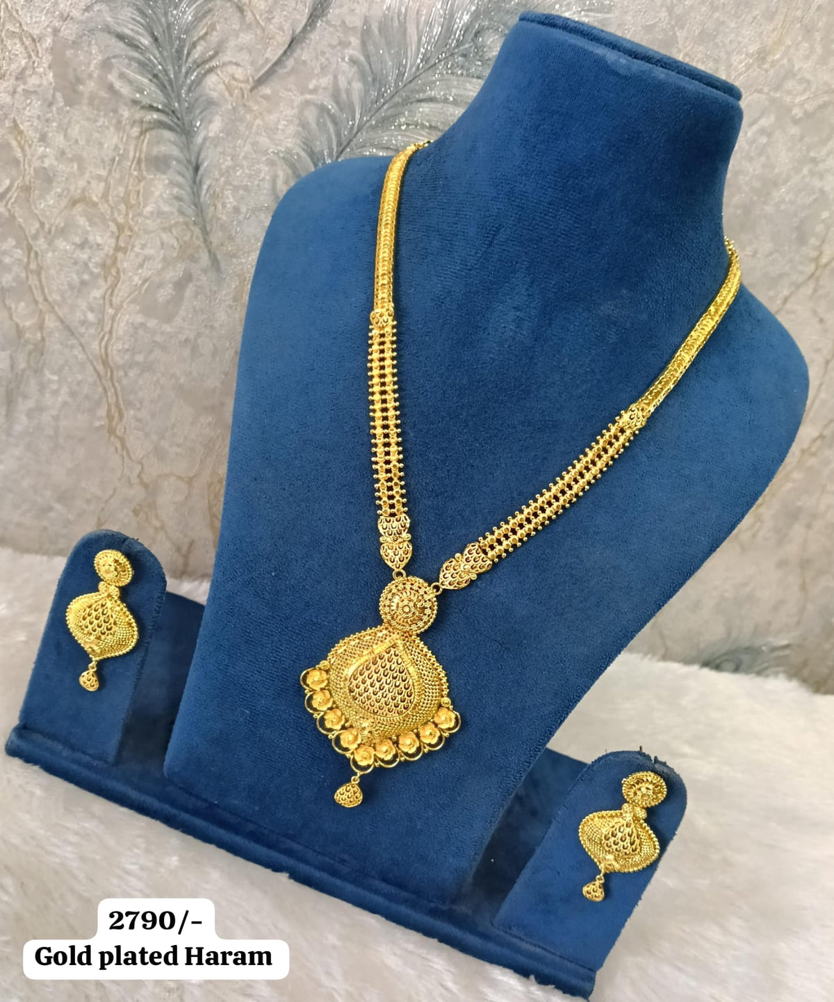 Gold plated haaram.