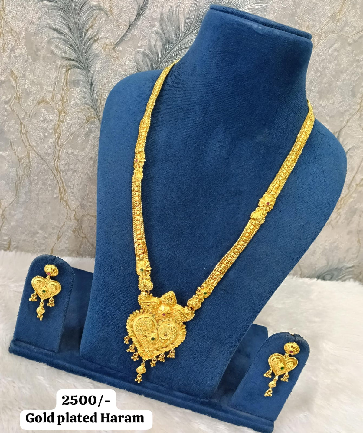 Gold plated haaram.