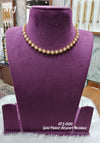 Gold plated necklace.