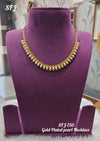 Gold plated necklace.