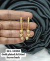 Gold plated AD earing.