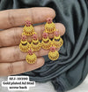 Gold plated earing.