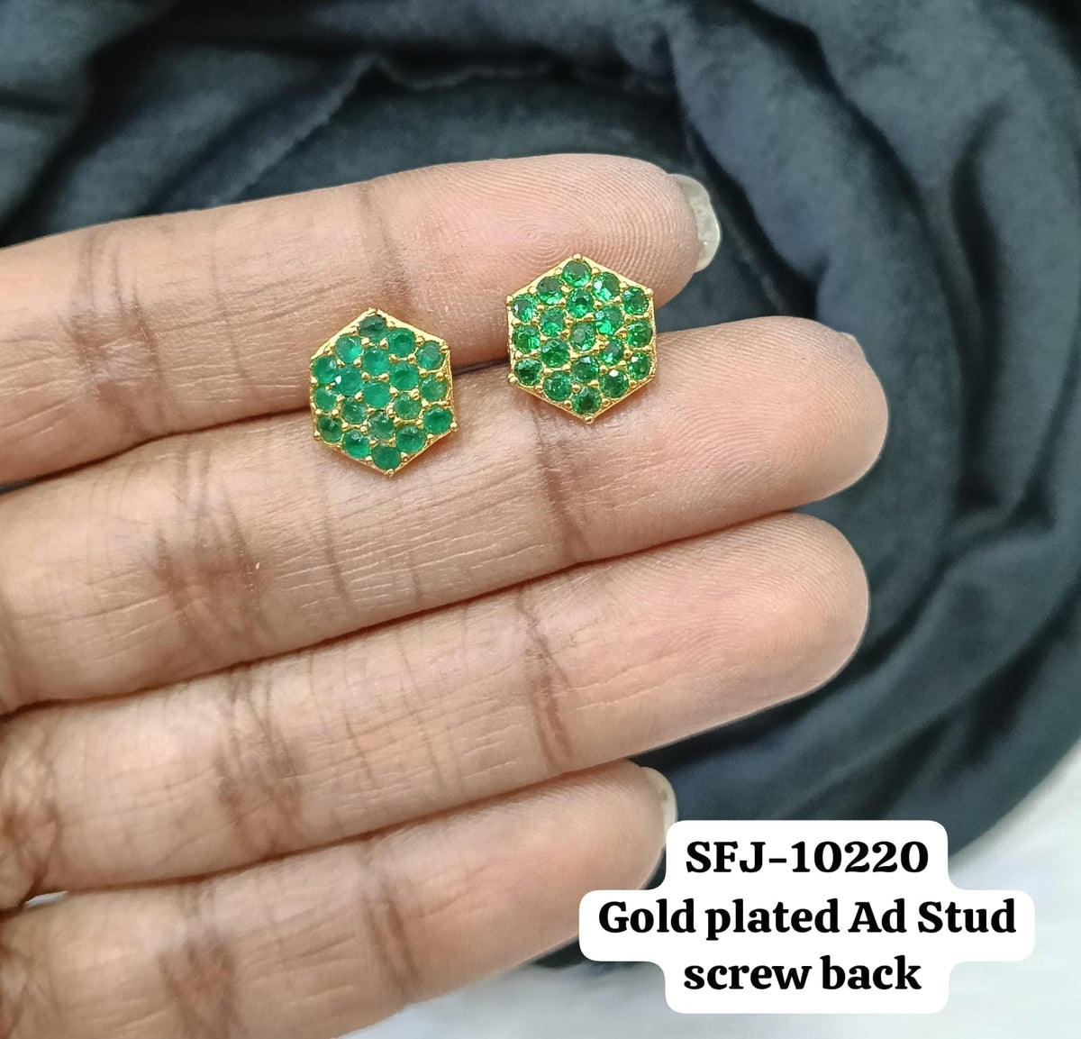 Gold plated AD stud.