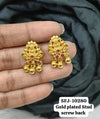 Gold plated stud.