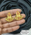 Gold plated earing.