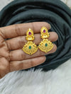 Gold plated earing.