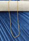 Gold plated chain.