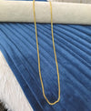 Gold plated chain.