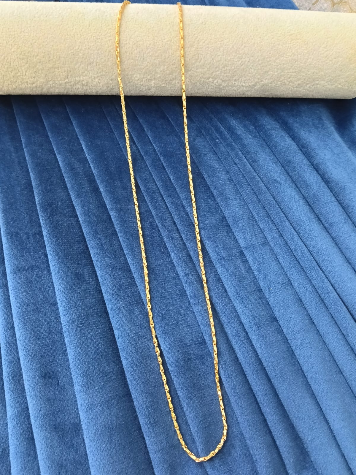 Gold plated chian.