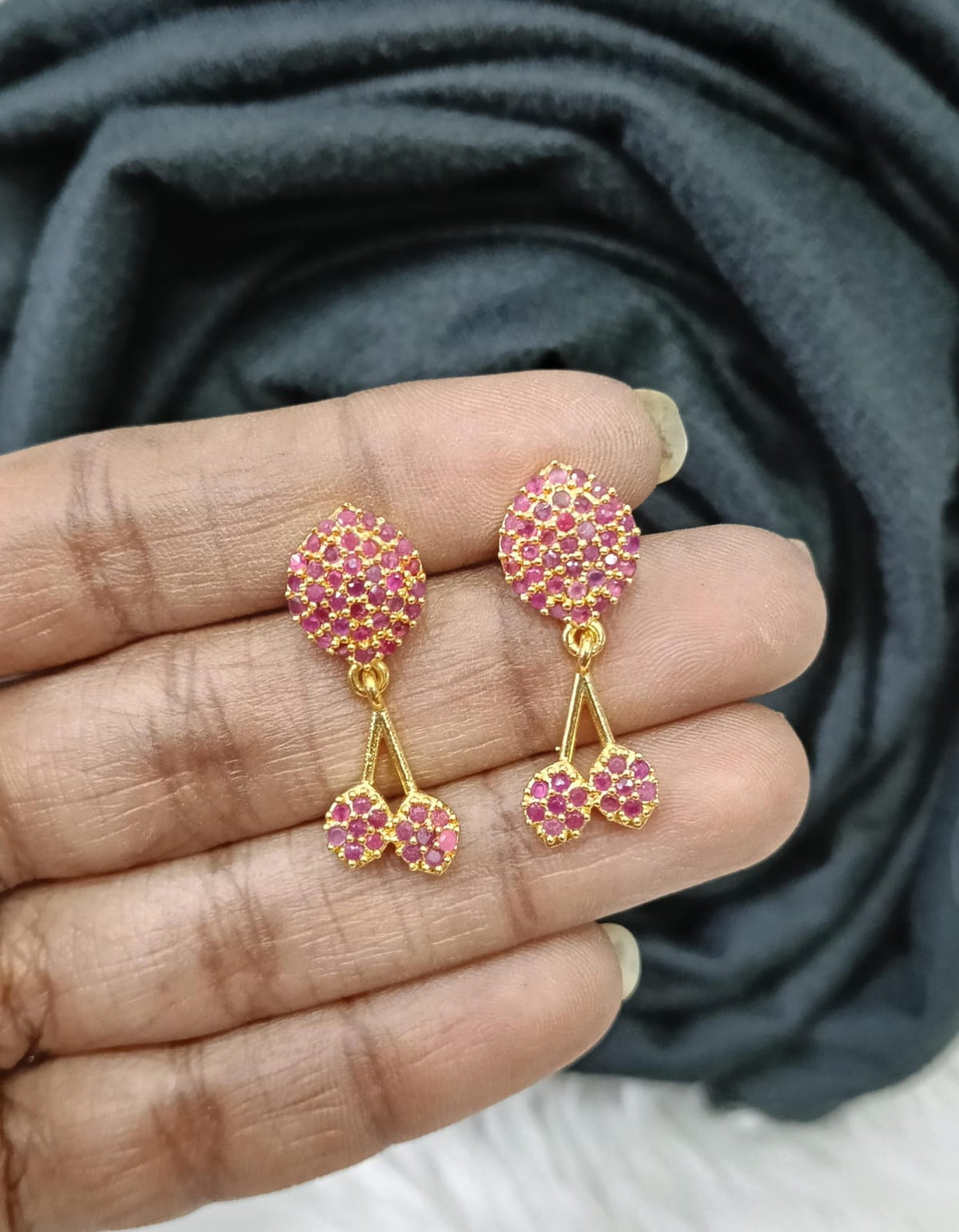Gold plated Ad earing.