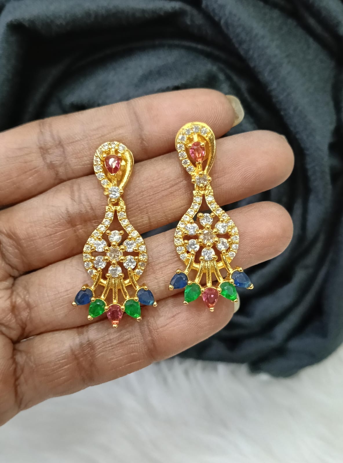 Gold plated AD earing