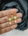 Gold plated earing