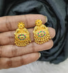 Gold plated earing
