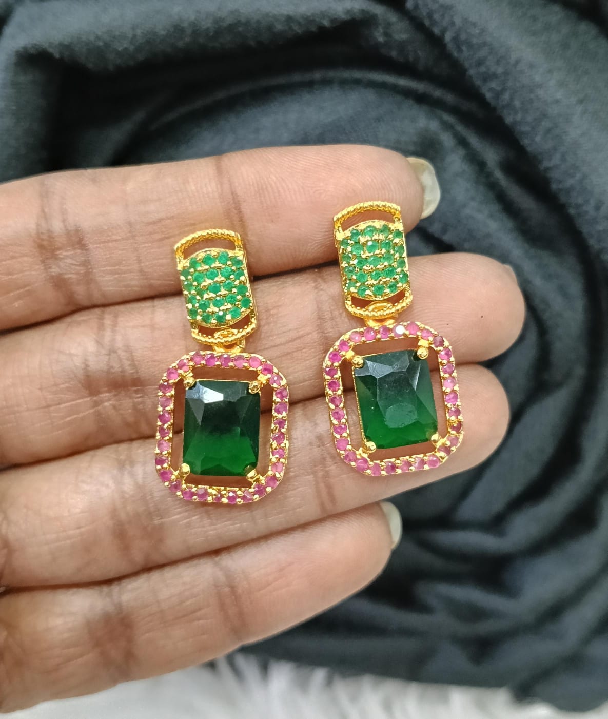 Gold plated Ad earing