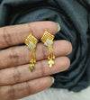 Gold plated earing