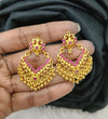 Gold plated earing