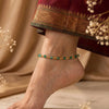 Gold plated anklet