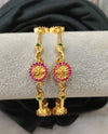 Gold plated bangle.
