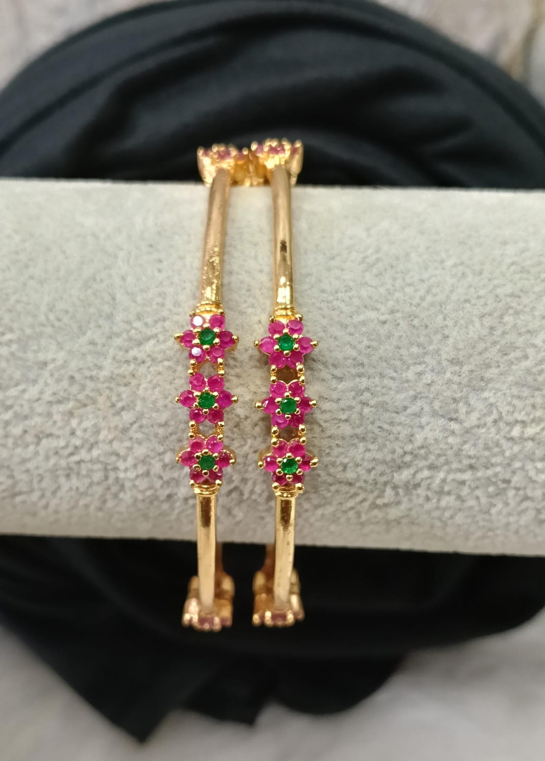 Gold plated AD bangle.