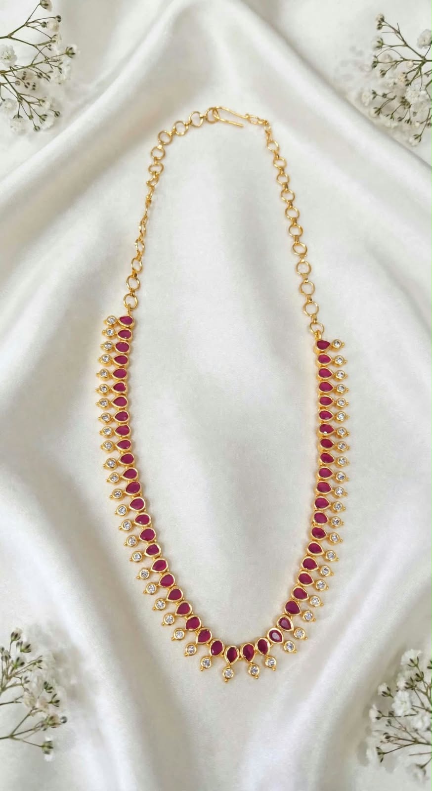 Gold Plated AD Necklace.