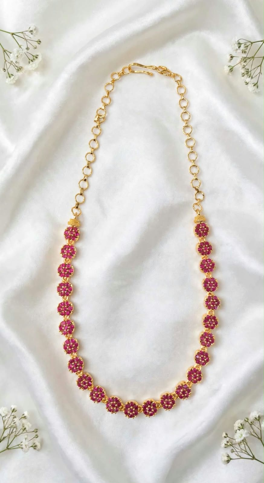 Gold Plated AD Necklace.